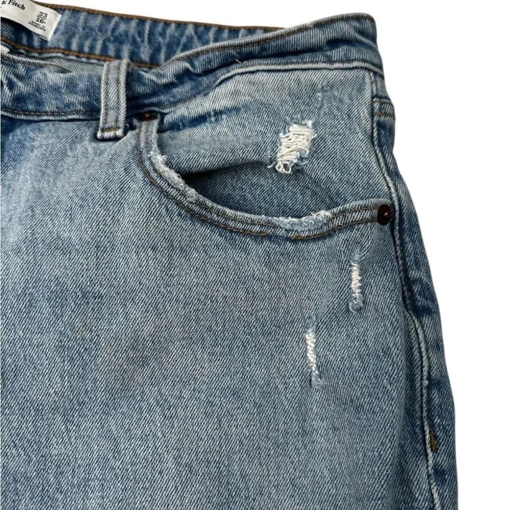 Abercrombie & Fitch Curve Love The Skinny High Rise Size 16R Waist 33 Blue Jeans - Picture 14 of 15